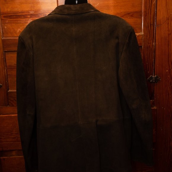 Banana Republic brown suede like-new jacket - Picture 2 of 3